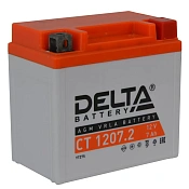Аккумулятор Delta CT 1207.2 (7 Ah) 130 А, (YTZ7S)